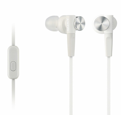 sony mdrxb50ap,wqin in ear headphones with mic (white)